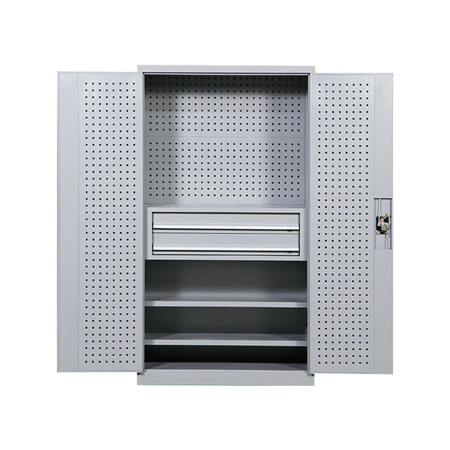 72 Inch Customized Metal 2 Doors Storage Workshop Tools Cabinet for Garage