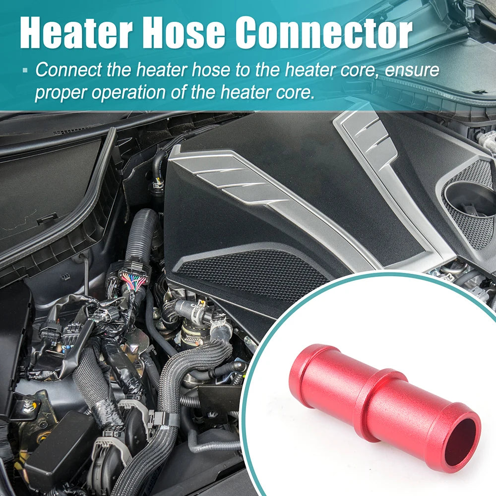 USA Stock 2pcs Upgraded Aluminum Heater Hose Connector Compatible with 370Z Infiniti G35 G37 QX50 Q60 Q70 M35 M37 92417-JK20A