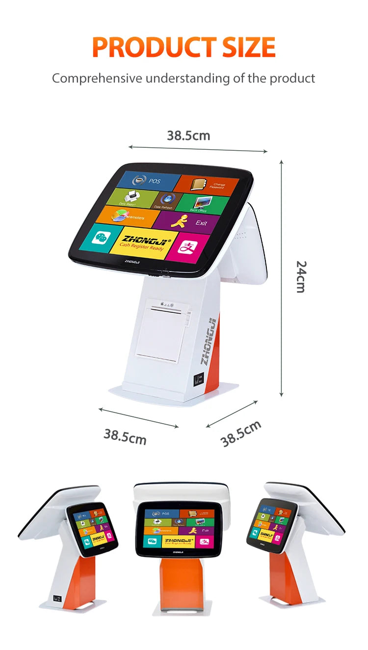 Customizable AI Recognition Touch POS Cash Register Restaurant Food Store Intelligent Smart POS Software for Small Businesses