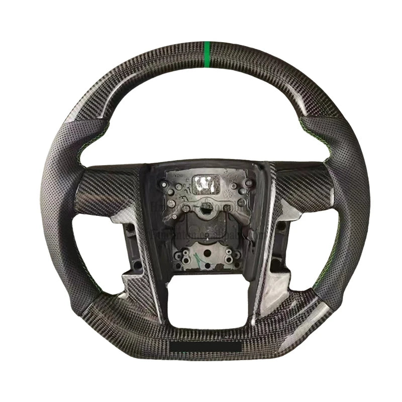 Hot Sale Wholesale Carbon Fiber Perforated Leather Wheel Fit for Ford Raptor F150 Car Steering Wheel
