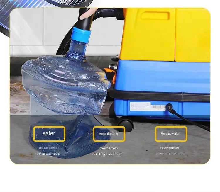 GR-10 Cold Water  Steam Suction Carpet Cleaning Machine  25000Pa for Car Sofas Curtains Carpets Mattresses and Home Appliances