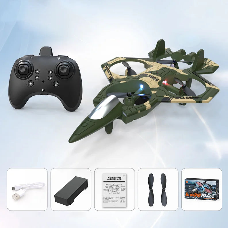 K500 Max Drones Four Channel Suspended Quadcopter Unmanned Aerial Vehicle Fixed Altitude Rolling Stunt Foldable Beginner