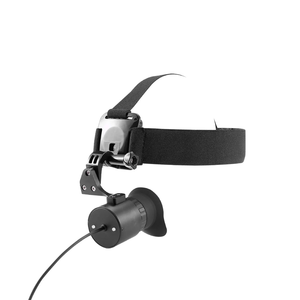 80-inch Portable Head-mounted Monocular Display 0.39-inch Screen with 12x Eyepieces to Support Diopter Adjustment Ocular Lens