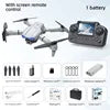 E99 Drones with Screen Remote Control Portable FPV 4K HD Dual Camera Foldable Quadcopter Helicopter E99 Drones