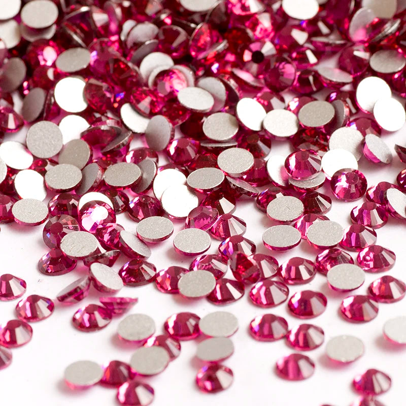 YANRUO 2058NOHF Flatback All Sizes Crystal Rhinestones Stones Nail Clothes for Needlework DIY Crafts Decor Gems