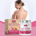 WoodSleep Hibiscus Flower Body Cream Moisturizing Butter Hydrator for Dry Skin Nourishing and Restoring Softness