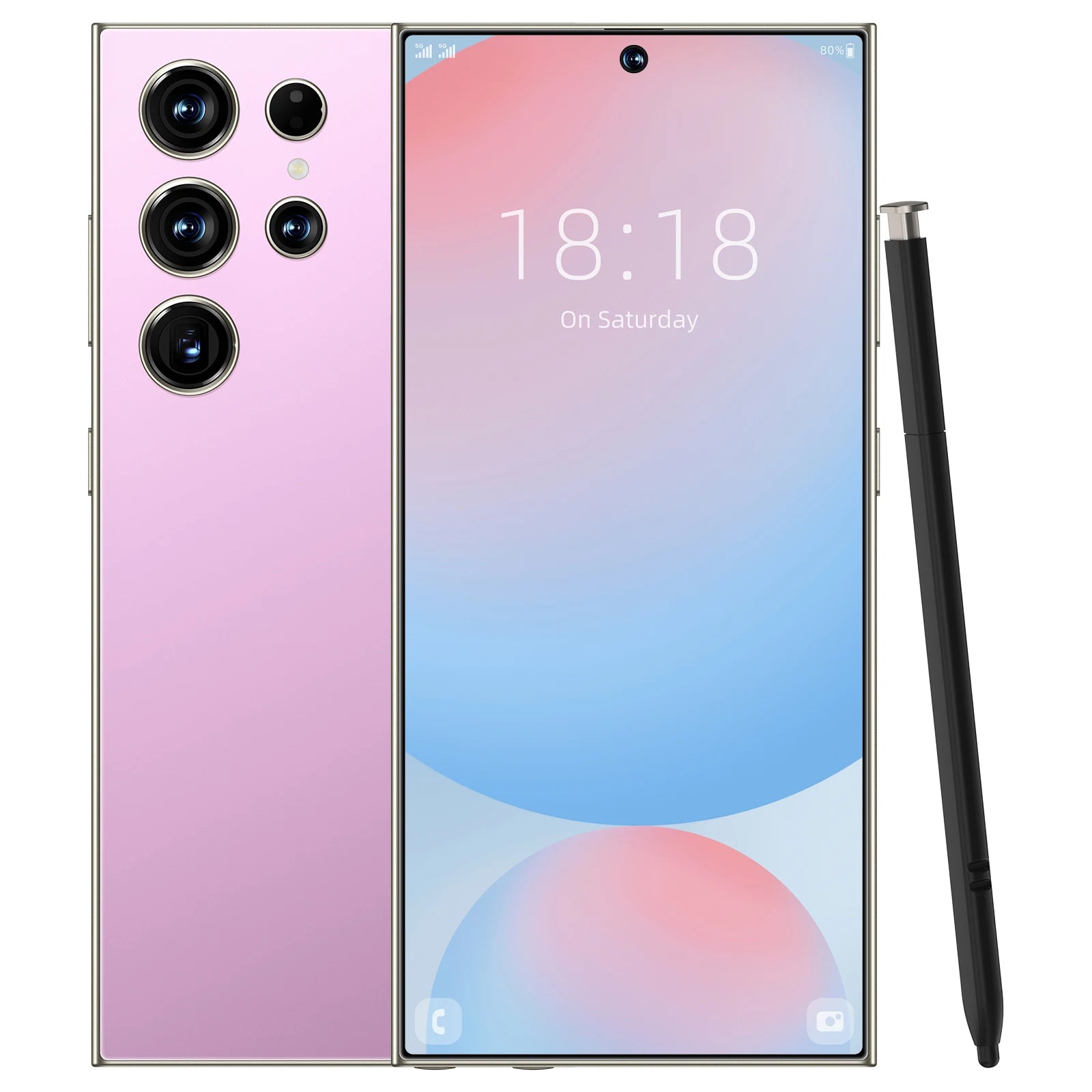 Samsum S24 Ultra Smartphones 8+256GB 5G Dual SIM Original CPU Octa Core HD Screen Resolution LTE Cellular Mobile Phone