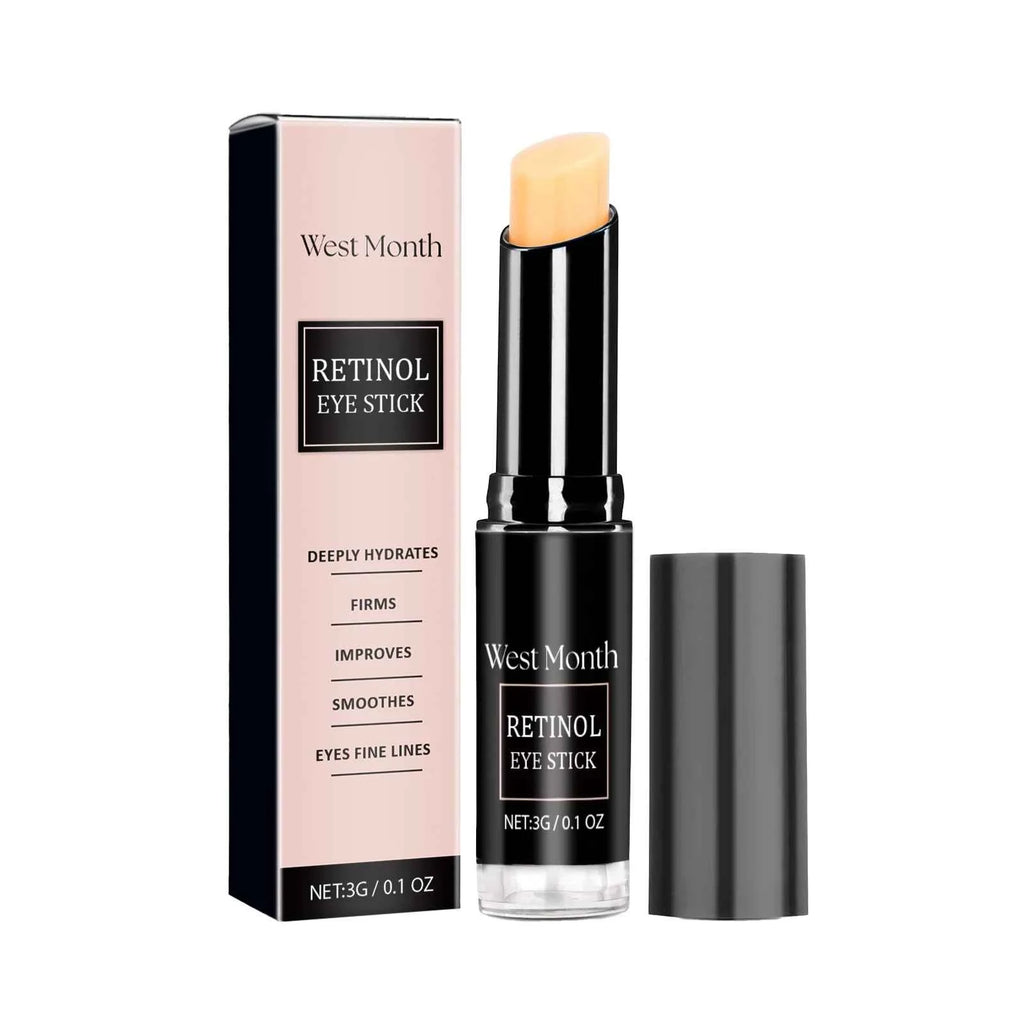 West&Month Retinol Eye Stick Firming Eye Cream for Dark Circles Light Line Moisturizing for Eye Area Lift