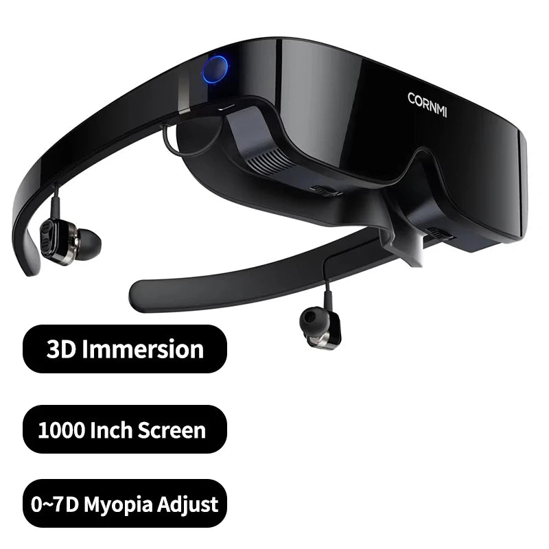 CORNMI Immersive 3D MR Hardware Virtual Reality Smart Glasses Head Mounted Display for Private Cinema & Gaming Stock Available