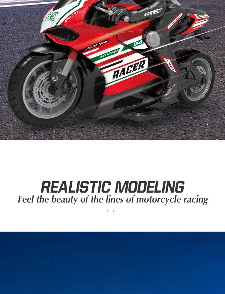 RC Motorcycles 1:6 1:10 Electric Motor RC Cars High Speed 4CH Remote Control Racing Motorcycle Drift Car Kids Xmas Festival Gift