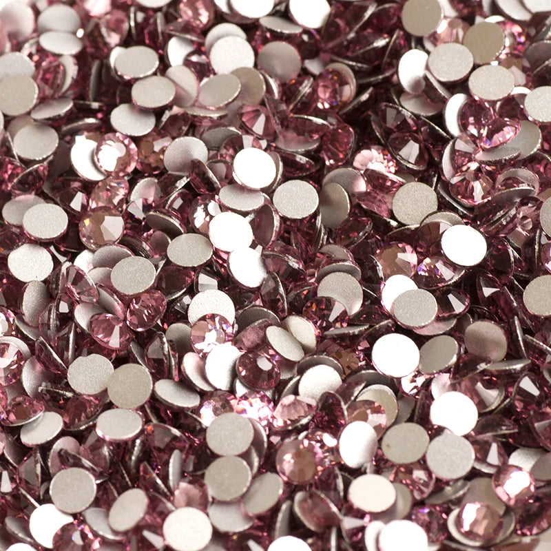 YANRUO 2058NOHF Flatback All Sizes Crystal Rhinestones Stones Nail Clothes for Needlework DIY Crafts Decor Gems