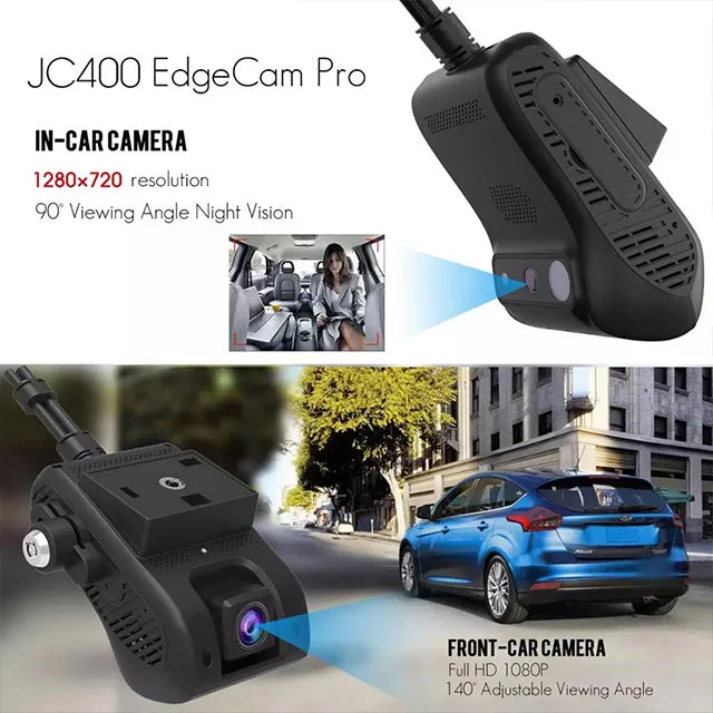 Jimi JC400P 4G Car Camera With Dual Cameras Live Video GPS Tracking Wifi Remote Monitoring Dash Cam DVR Recorder Free Tracksolid