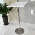 Top Level Crazy Selling Modern Acrylic Lectern Plastic Podium Design for Mall Gym School & Supermarket Use High Quality