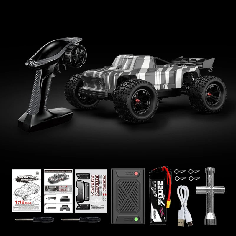 HOSHI N517-A Frenzy RC Car 1/12 Brushless 4WD 70KM/H High Speed Truck Off-Road Monster Car Toys RTR With 3S Battery Charger N517