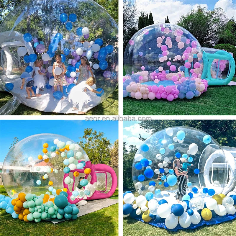 Free Shipping Kids Party Balloon House Inflatable Tent Bubble House Inflatable Bubble House