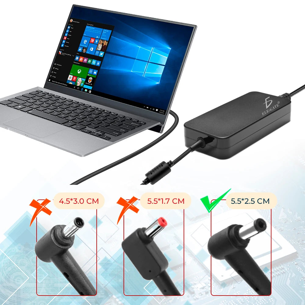 Laptop Charger Compatible with ASUS 19.5V 9.23A 180W with 6.0x3.7mm Tip