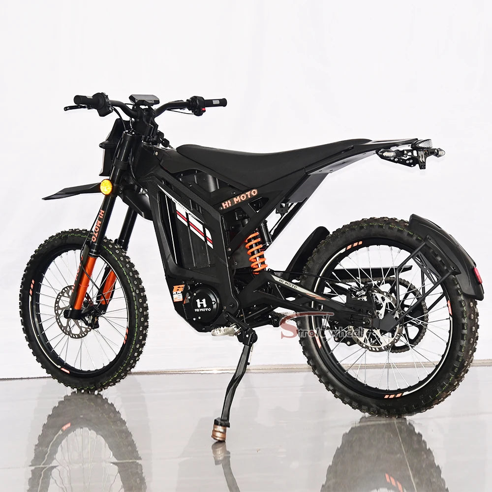 Germany Warehouse Mid-Drive 72V Long Range Off-Road Electric Motorcycles with All-Terrain Tires Off-Road Electric Motorcycle
