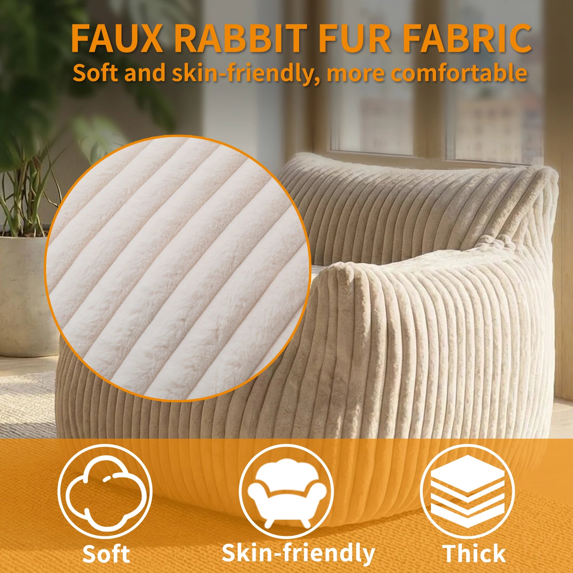 A Lazy Sofa 100% Polyester Cover 100% Shredded Memory Foam Filling Size: 46.06x38.58x29.53in