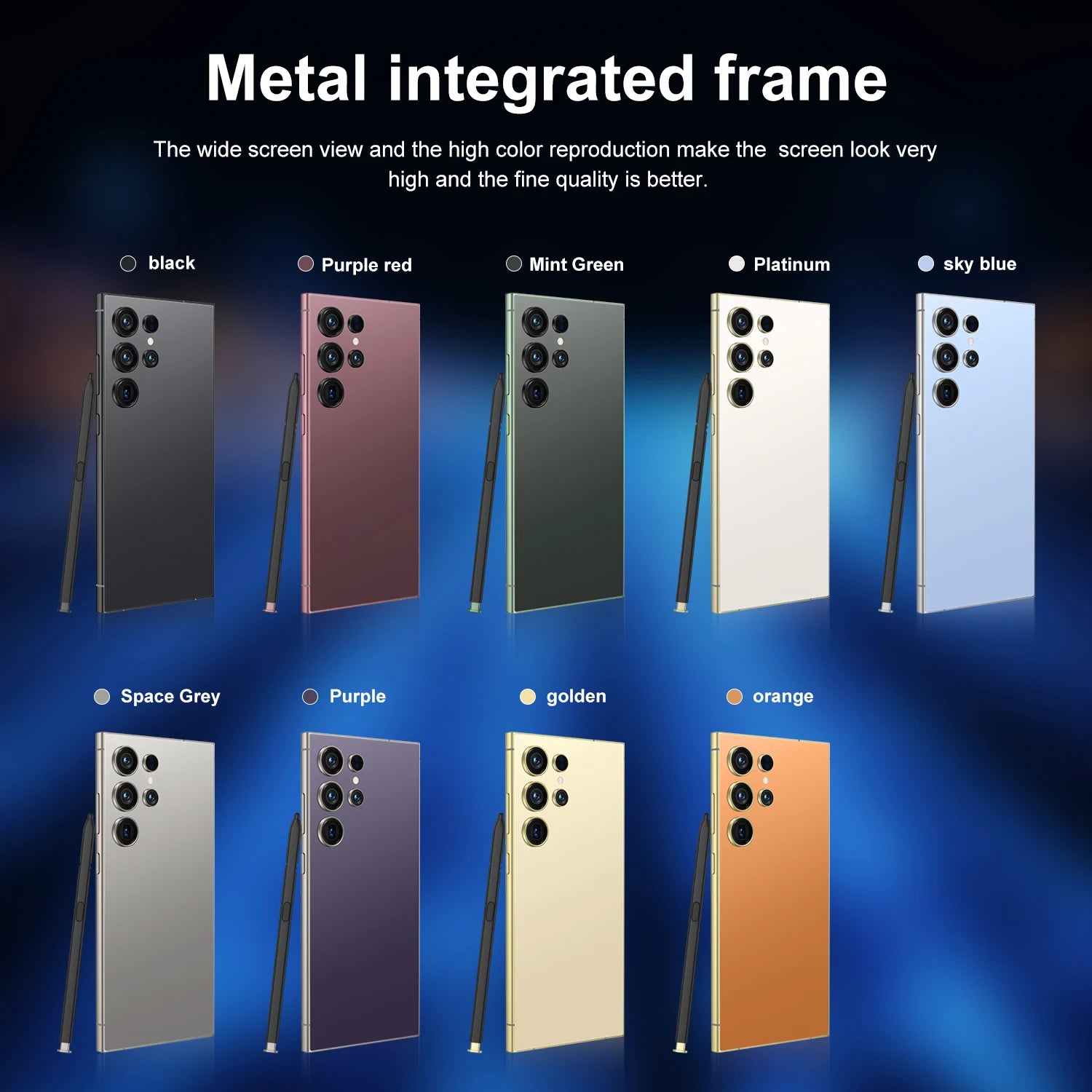 Hot Selling S24 Ultra Original 5G Android 13.0 Smartphone with 12GB RAM + 512TB 144Hz 108MP Deca Core Spanish