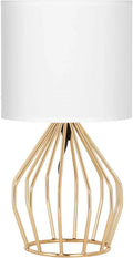 Minimalist Modern Black Table Lamp White Wood Fabric Lampshade Elegant Decorative Night Light for Bedroom Living Room