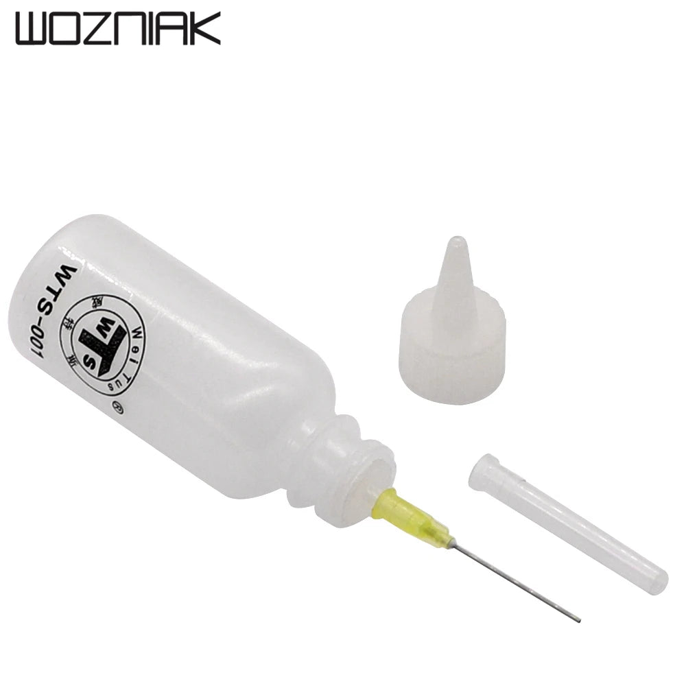 50ml Needle Tip Plastic Rosin Bottle Cleaning Liquid Flux Alcohol Oil Dispenser Plastic Hand Bottle Cleaner DIY Repair