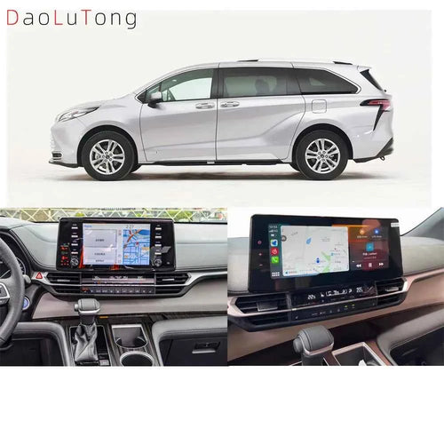 12.3" OLED 1920x720 Screen Android 13 Car Radio Dashboard Mount for Sienna 2021 Stereo CarPlay 8+128g DSP BT 4G LTE WiFi