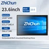 Open Frame Touch LCD Monitor 23.6" USB RS232 RS485 LED New Network Display Industrial Monitor with Touch Screen Interface