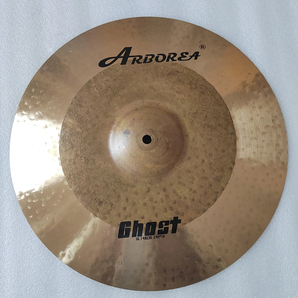 ARBOREA Cymbal Ghost Series, 10"Splash+14"Hi-Hat+16"Crash+18"China+20"Ride+Bag for Drum Set, Handmade Cymbal