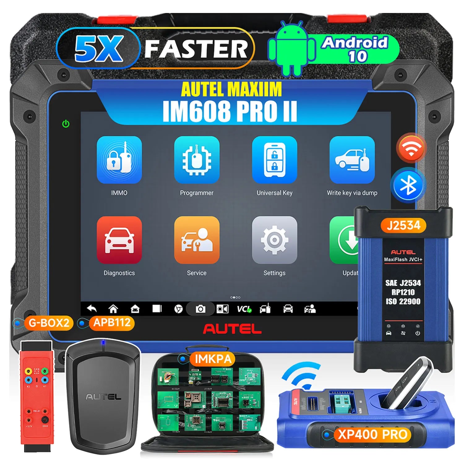 Autel MaxiIM IM 608 PRO II 2 Car Key Programming IM608S IM608 PRO2 IKey Programmer XP400PRO Vehicle OBD2 Scanner Diagnostic Tool