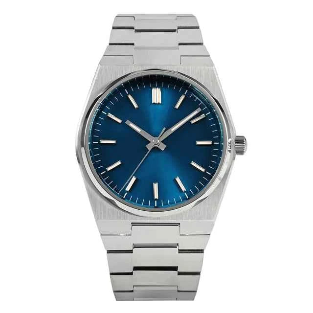 Men's Luxury Dress Watch - 40mm Classic Timepiece with Miyota 9015 Automatic Movement and Quick Release Stainless Steel Bracelet