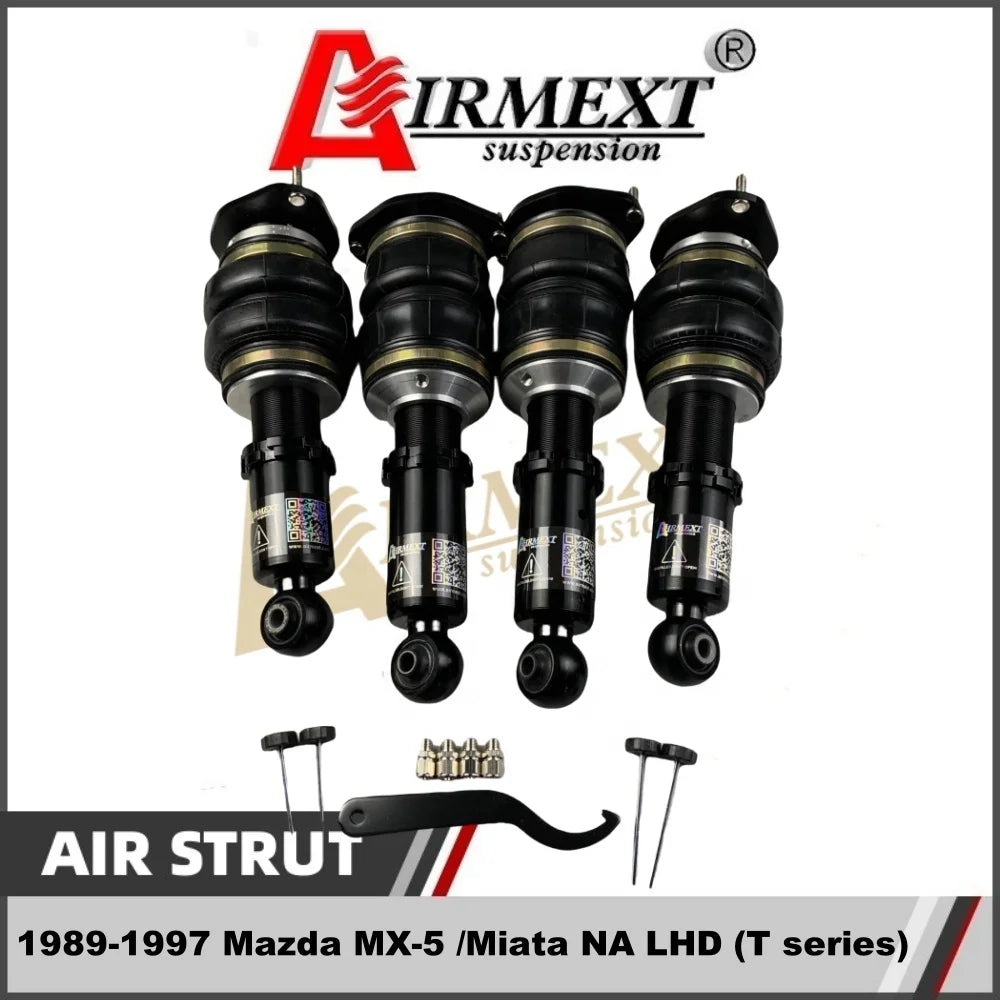 Mazda MX-5 /Miata NA LHD (1989-1997) Pneumatic Auto Parts Air Strut Coilover & Spring Assembly Chassis Adjuster Shock Absorbers