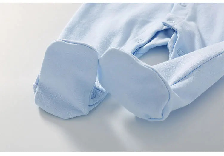 Solid Pajamas Sets 5PCS Newborn Cotton Romper Unisex Baby Girl Clothes Jumpsuit Spring Baby Boy Clothes Ropa Bebe Autumn