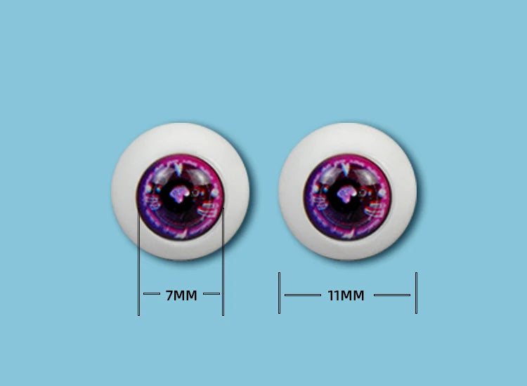 10mm BJD Eyes OB11 Dolls Eyes Toys Accessories 3D Eyes DIY Baby Doll Toy Girls Gift For 11-16cm BJD Doll