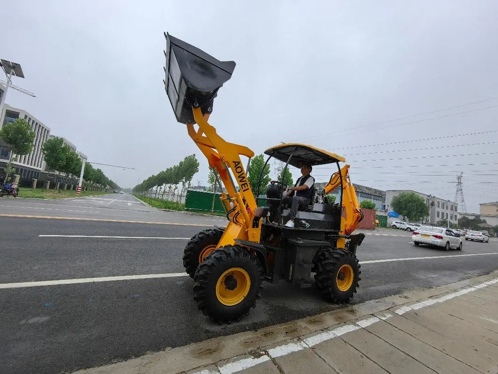 Hot Sale EPA Approved 3ton 4 Ton 5ton Backhoe Loader  Construction Agricultural Wheel Loader Bulldozer Cheap Front Loader