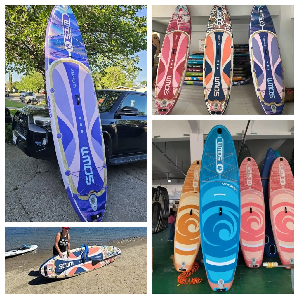 Free Shipping New Product Overseas Spot Inflatable sup 33'' Ultra Wide Stand up Paddle Board for All Skill Levels