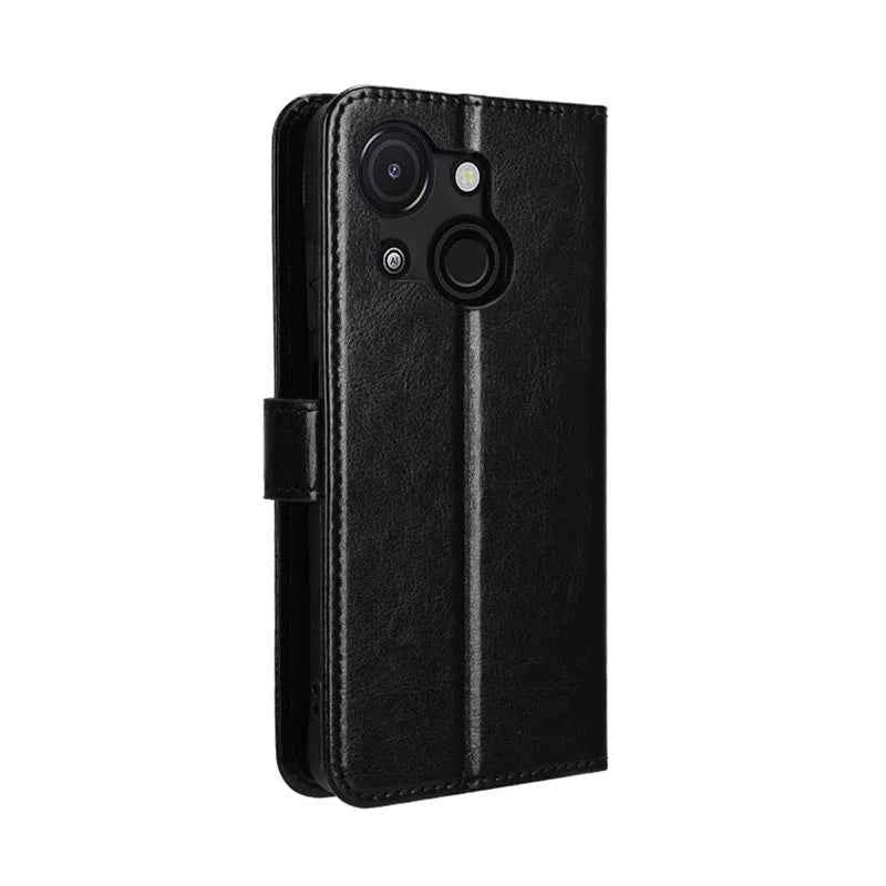 For Itel A50C Stand Function Wallet Phone Cases Built-in Card Slot Pu Leather Phone Cases Hand Strap Phone Covers