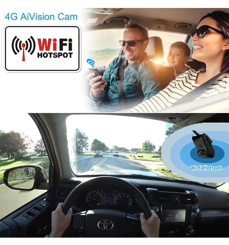 Jimi JC400P 4G Car Camera With Dual Cameras Live Video GPS Tracking Wifi Remote Monitoring Dash Cam DVR Recorder Free Tracksolid