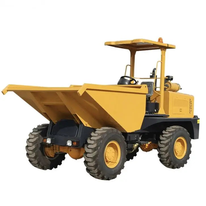 Free Shipping CE Certified 3 Tons Front Loader Tractor Backhoe Loader Mini Wheel Dumper 4x4 Wheel Drive Short Turning Radius All