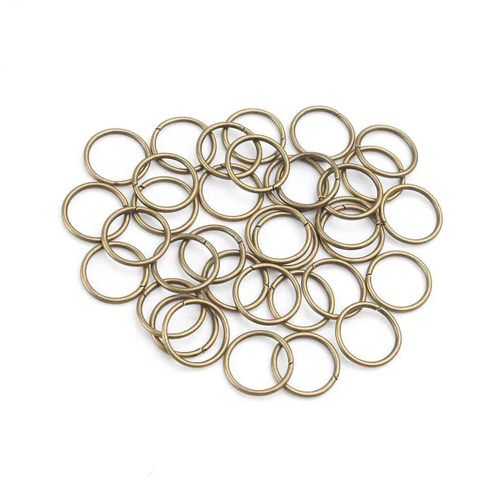 3-12mm Gold Silver Color Loops Open Jump Rings Metal Split Rings Connectors For Diy Jewelry Finding Making Accessories Supplies