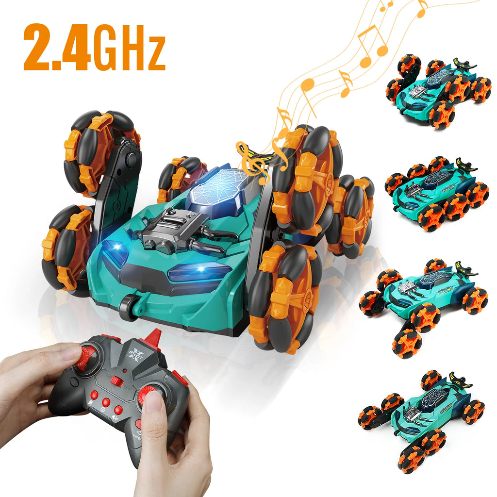 NEW 1612 Rc Stunt Car 2.4GHZ 6WD 10CH Mini Car 360 Degree High Speed Rotation Cool Super Power Remote Control for Toy Gift