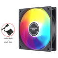 Lovingcool Computer PC Case Fan 12cm PC Luminous Led Cooling RGB Silent LED Plastic Cooling Fan for Computer Case