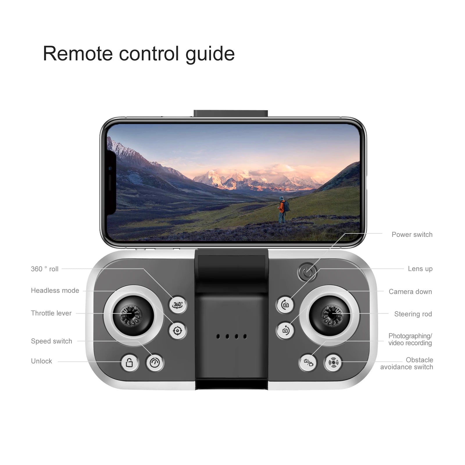 Original HOSHI S138 Drone 4K Dual Camera Obstacle Avoidance RC Quadcopter Optical Flow Positioning Brushless Dron Toys Gifts