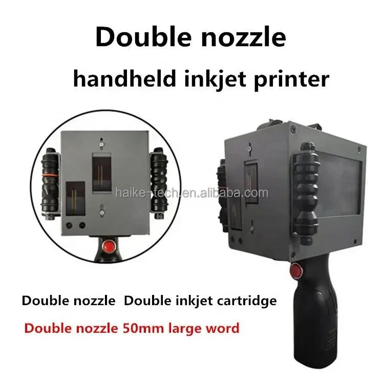 2024 Newest Carton Box Printing Machinery Logo Jet Printer 50mm Smart Portable Handheld Inkjet Printer