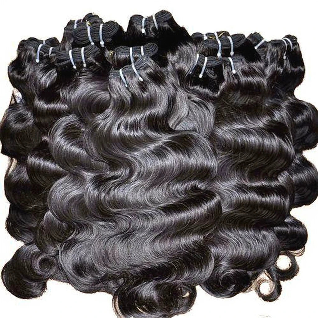 12A Raw Unprocessed Virgin Indian raw Hair, Loose wavy Weave 100% Remy Human Hair Genius weft, Cuticle Aligned Raw Virgin Hair