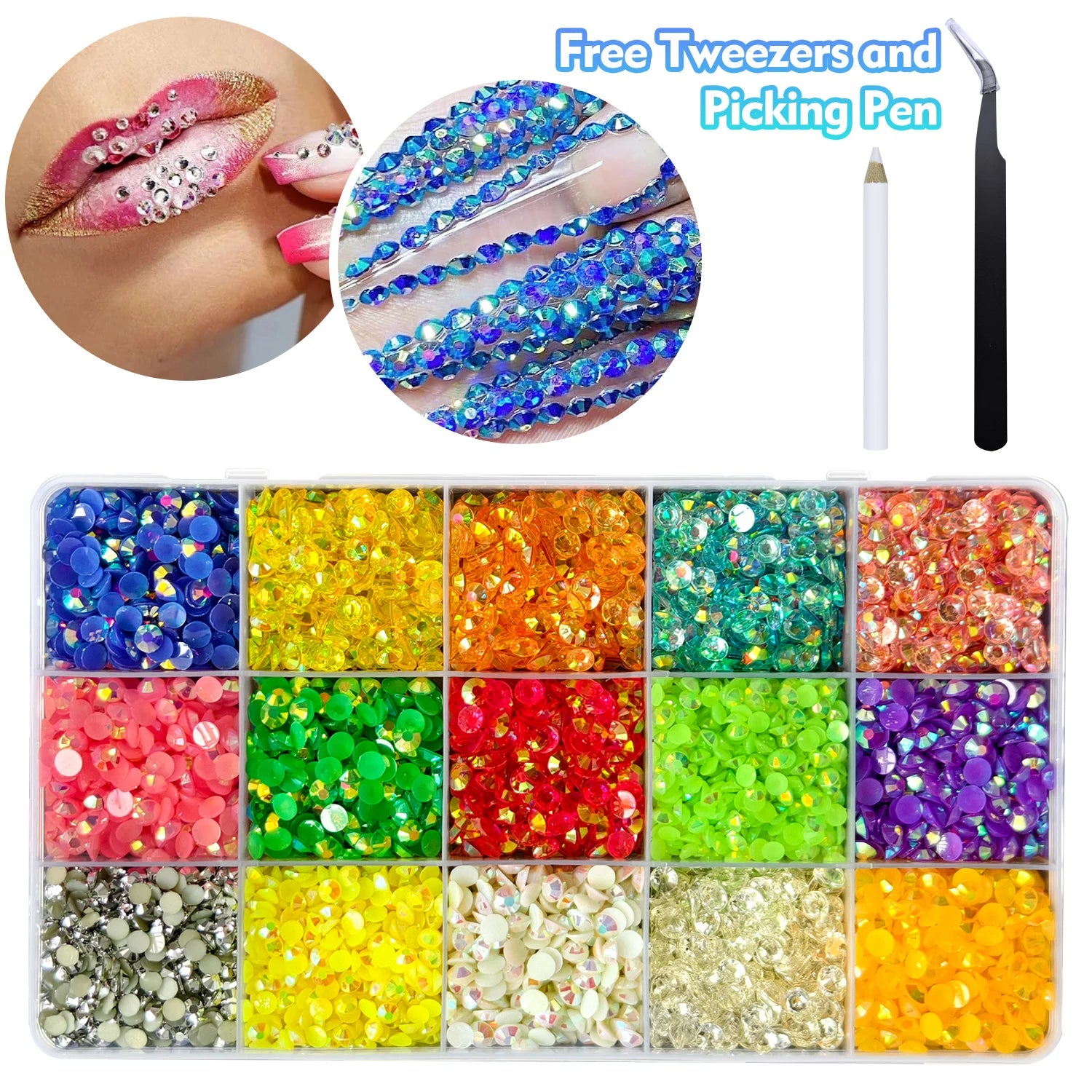 US Warehouse High Bright Glitter Set Free Shipping High Quality Polyester Hexagon Glitter Powder for Resin Crafts Nail