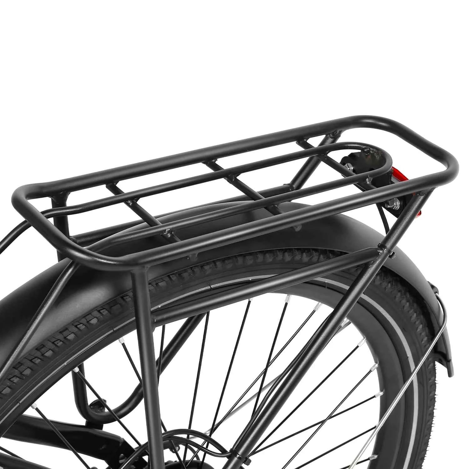 SAMEBIKE 26" High Carbon Steel Hybrid Electric Bike with Middle Display Disc Brake & 36V Lithium-Ion Battery EU Warehouse Stock