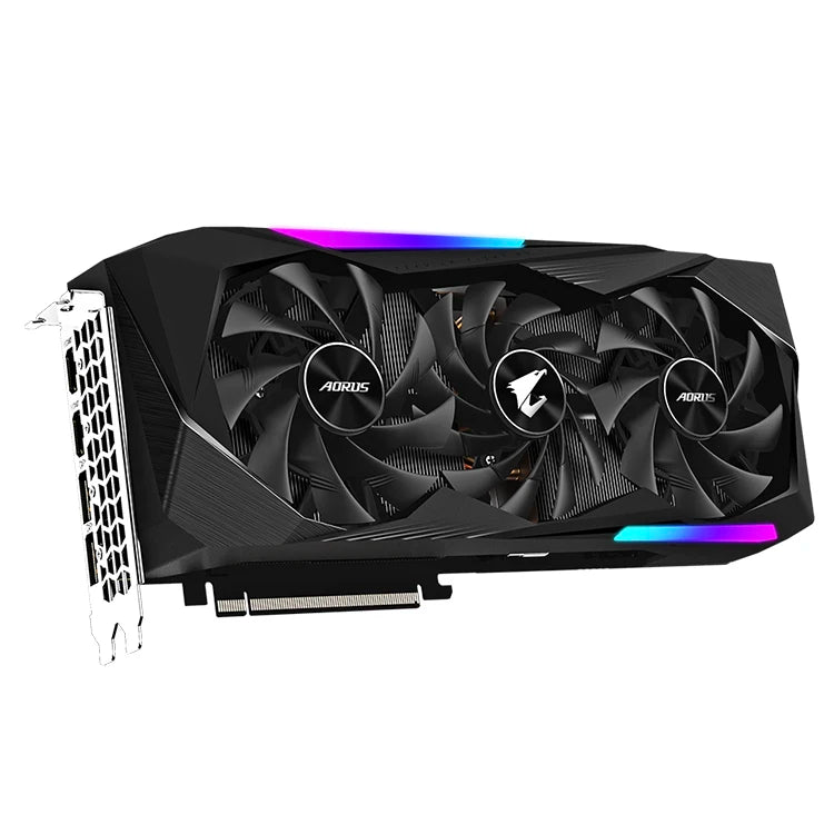 GIGABYTE AORUS AMD Radeon RX 6800 MASTER 16G Used Gaming Graphics Card with 16GB GDDR6 256bit Bandwidth MAX-Covered Cooling