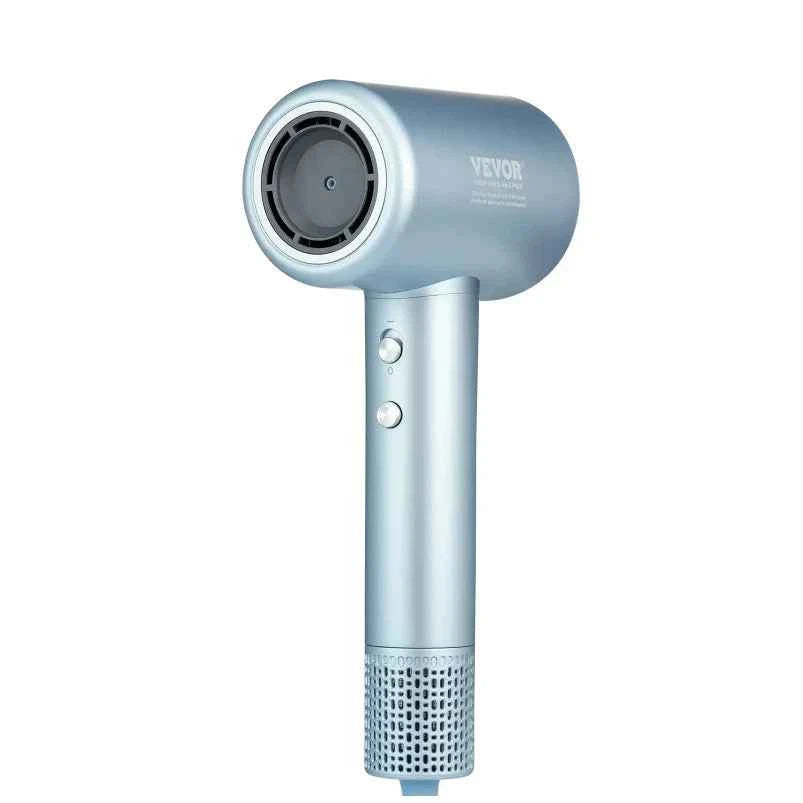 High-Speed 105,000RPM Brushless Motor Hair Dryer 200 Million Negative Ions 4 Temps 3 Speeds LCD Display Thermo-Control Diffuser