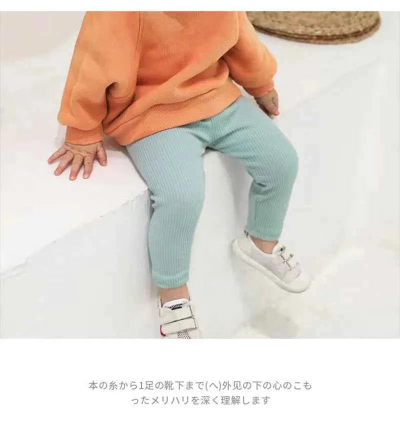 Children Pants Cotton Spring Autumn Kids Baby Leggings Fashion Trousers Girls Boys Pants