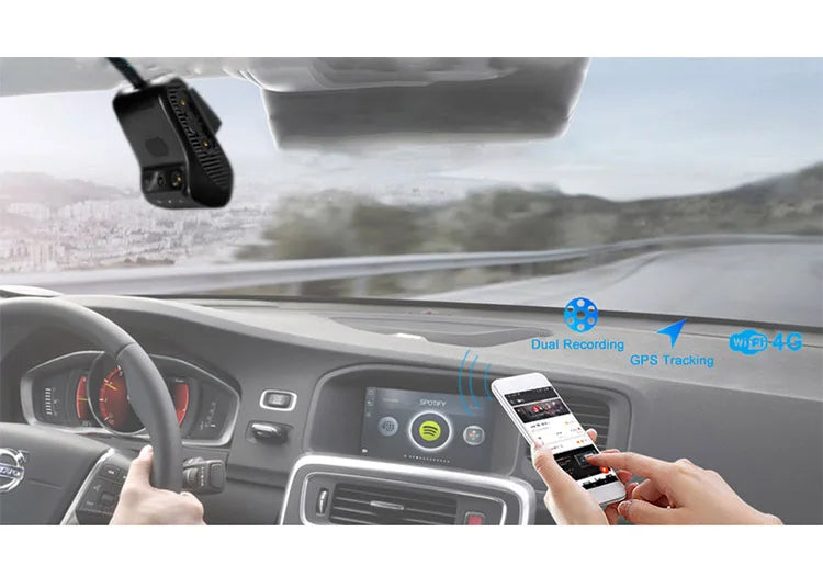 Jimi JC400P 4G Car Camera With Dual Cameras Live Video GPS Tracking Wifi Remote Monitoring Dash Cam DVR Recorder Free Tracksolid